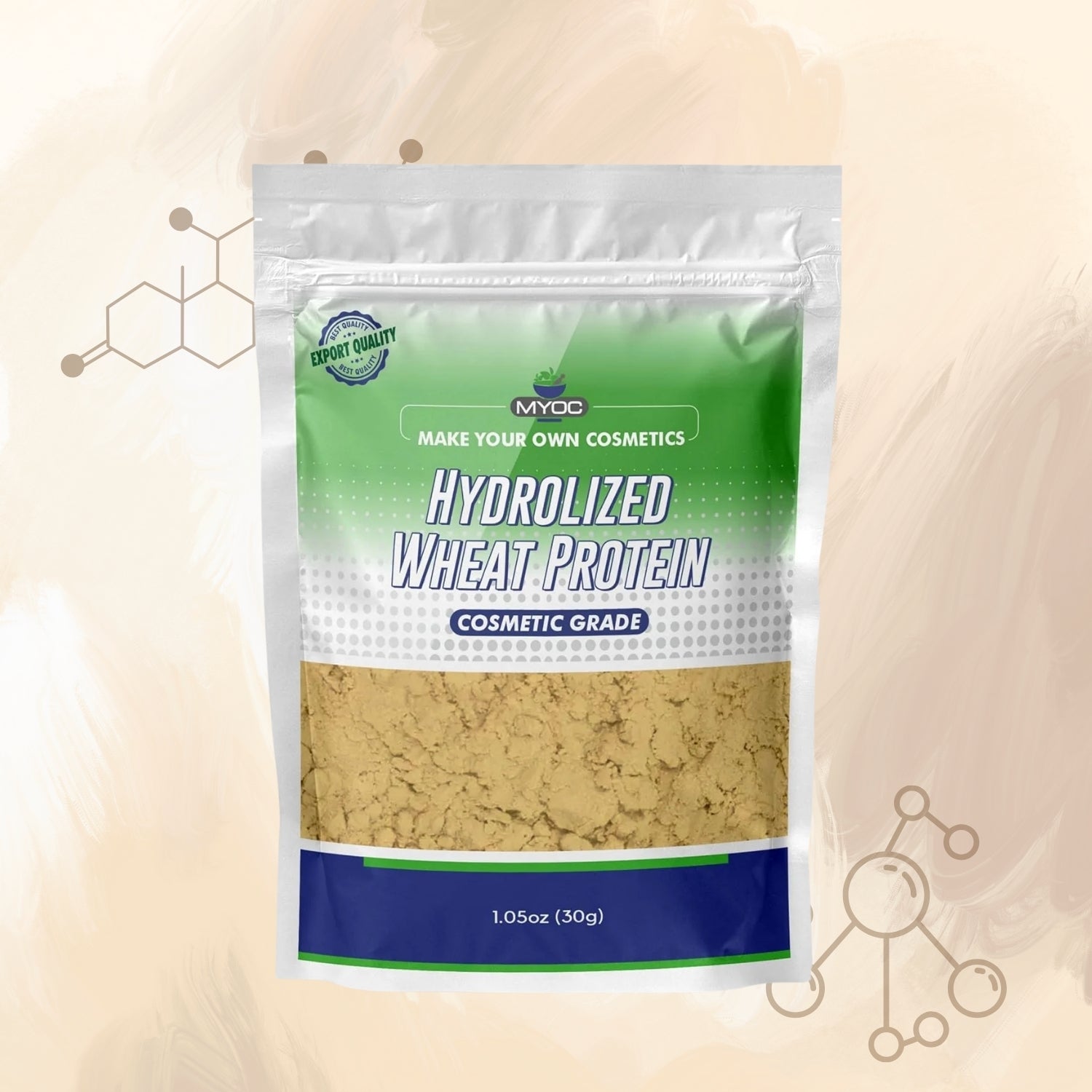 Hydrolysed wheat protein