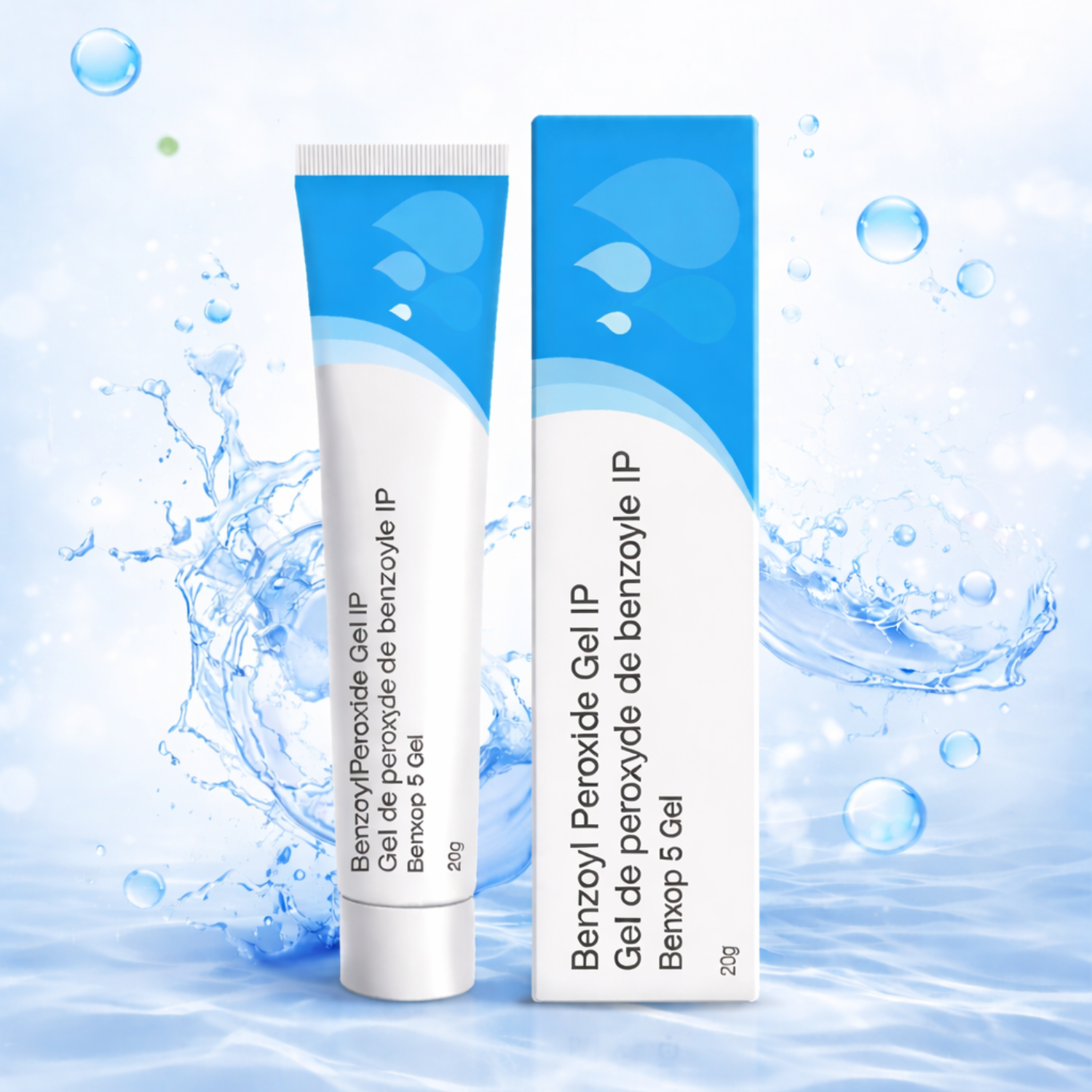 Benzoyl peroxide 2.5% acne treatment gel pack of 6