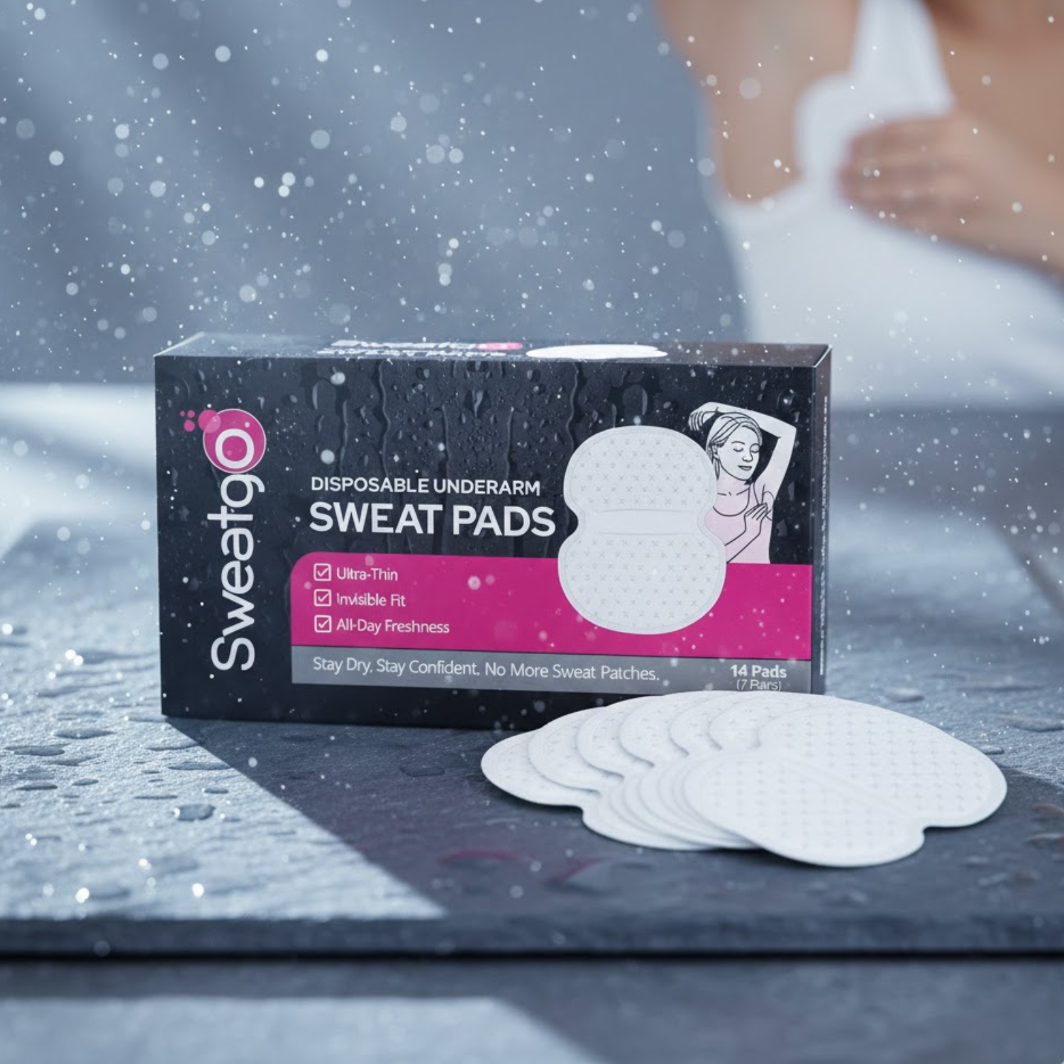 Excessive sweating hyperhidrosis cure sweat pads pack of 6